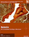Boletin de la Sociedad Geologica Mexicana封面